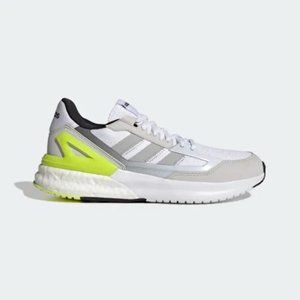 Adidas GW1105 Nebzed Super Boost Sneaker Shoe Grey  Neon